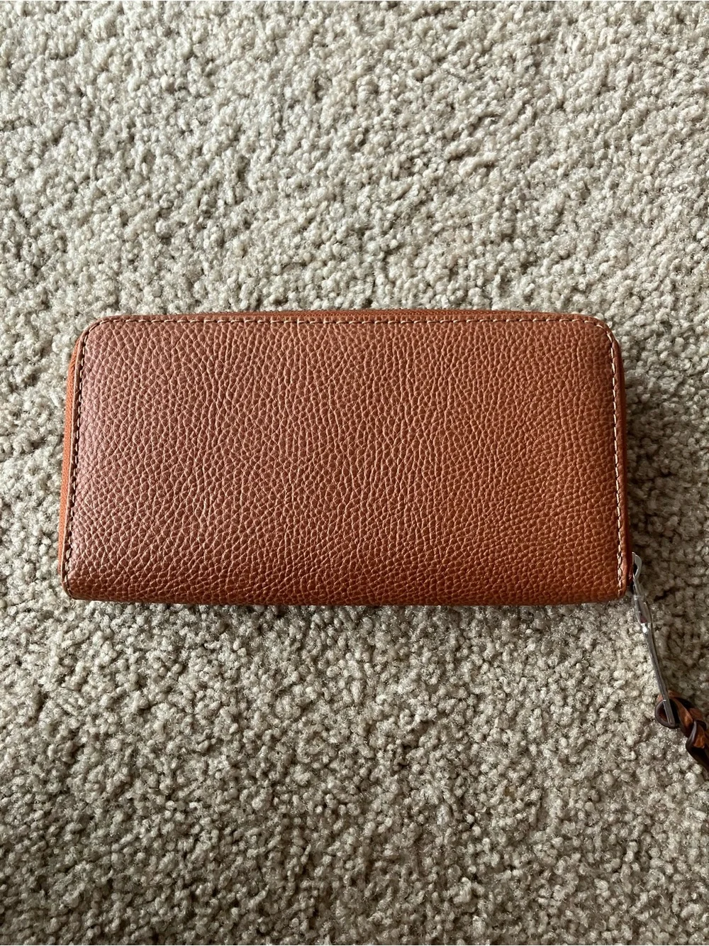 NWOT Dana Buchman Brown Zip Wallet